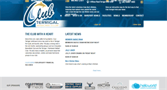 Desktop Screenshot of clubterrigal.com.au